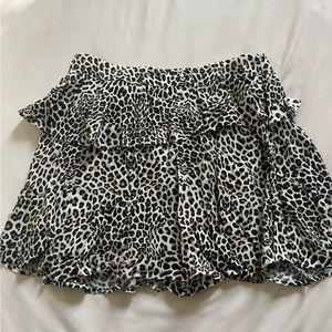 ZARA leopard mini skirt!
